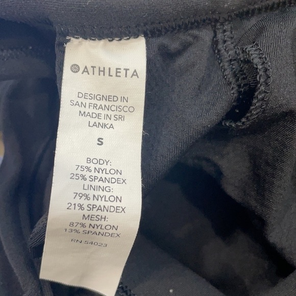 Athleta Black Vinyasa Support Tank Top Size Small - Picture 12 of 12